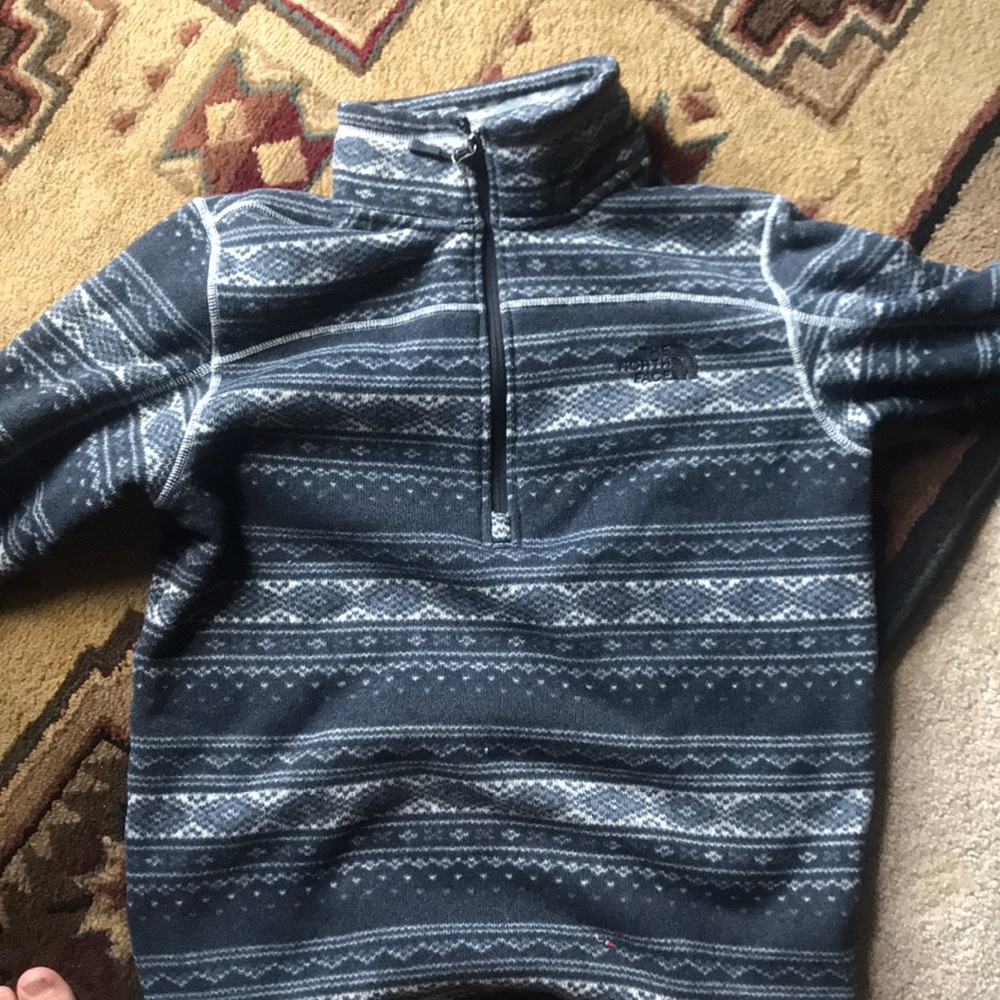 North face fleece quarter zip